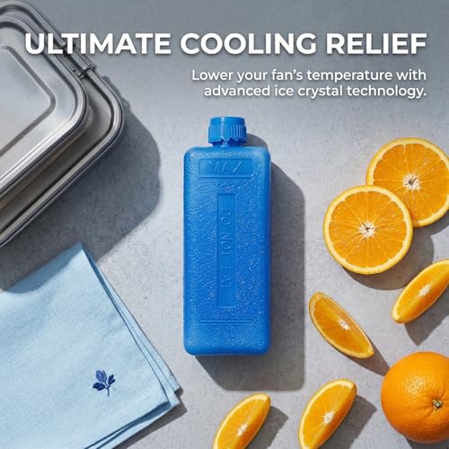 NOLITOY 8pcs Reusable Ice Packs for Coolers & Lunch Boxes