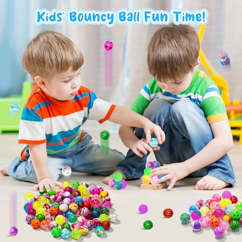 50PCS 27mm Bouncy Balls for Kids - Vibrant Rubber Party Favors