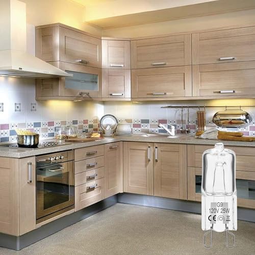 2 Pack G9 Bi-Pin Microwave Light Bulb for Whirlpool Ovens