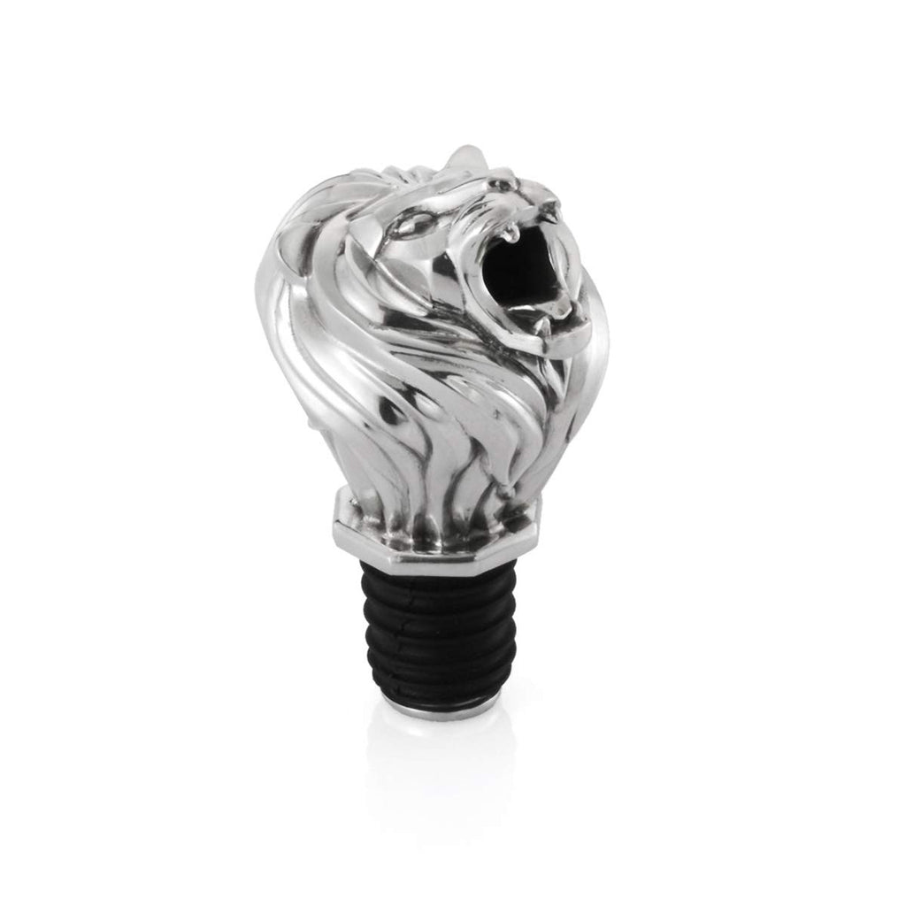Royal Selangor Hand Finished Savannah Collection Pewter Lion Wine Pourer Gift
