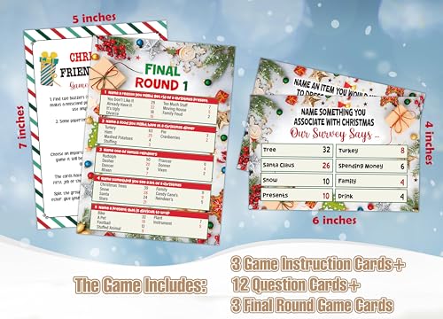 Christmas Family Feud Quiz Game - Holiday Party Trivia & Family Activity - Feud Quiz07