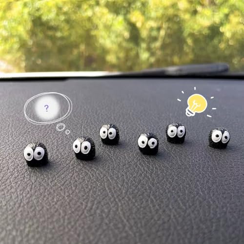 36 Pcs Cute Soot Sprites Mini Ghost Figurines for Halloween Decor