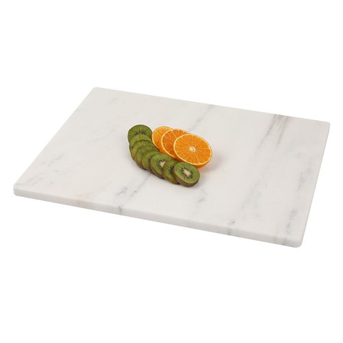 Faticdorr Marble Cutting Board, 16 x 20 Inch Marble Slab, Pastry Board With Non-Slip Feet For Baking, Cheese, Chocolate, Gifts For Housewarm, Aura Calacatta