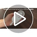 Portable Mini Handheld Fan - 5 Speed Rechargeable with LED Display