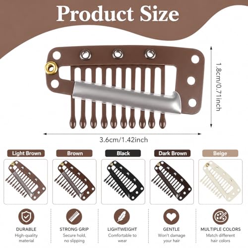 20 Pack Chunni Clips & Dupatta Grip Clips for Hijab and Scarf