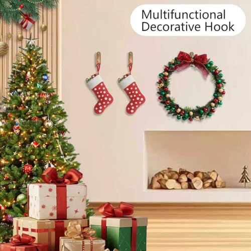 Foldable Gold Wall Hooks - Heavy Duty Zinc Alloy Flip Down Hook (2 Pack)