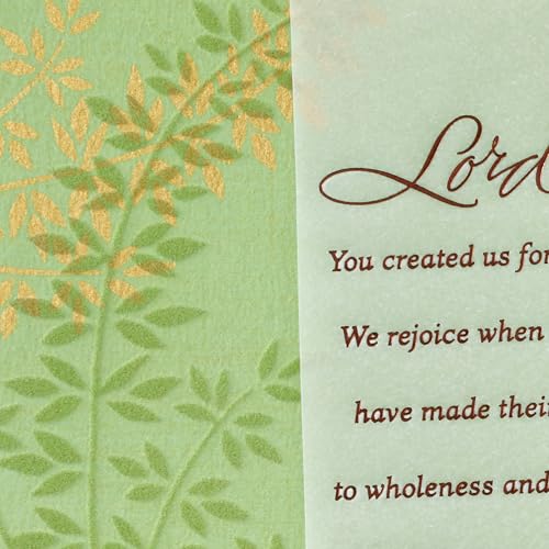 Hallmark Religious Sympathy Card with Foil Accents - 5.8 x 8.3 in