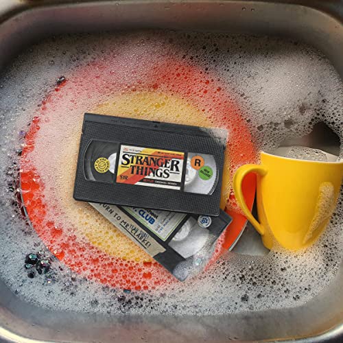 Genuine Fred Stranger Things VHS Cassette Kitchen Sponges - Set of 2