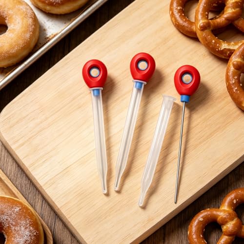 3-Pack Stainless Steel Cake Tester Reusable Doneness Testing Skewers for Baked Goods