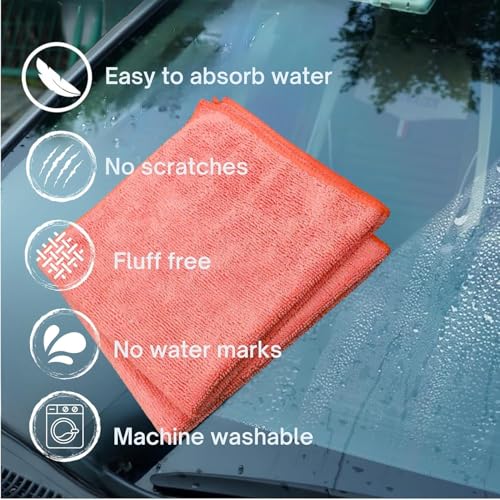 Ultra Absorbent Microfiber Cleaning Cloth 40x40 cm - 250 GSM