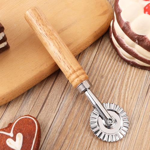 JJUNW Pasta Cutter Wheel - Multi-Purpose Ravioli & Pizza Maker