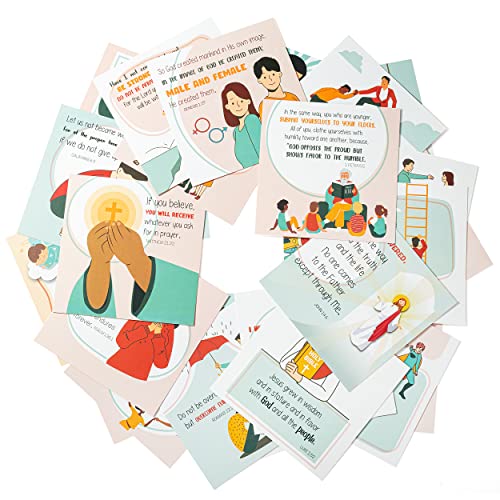 Mr. Pen Prayer Cards - 30 Unique Bible Verse Cards for Inspiration