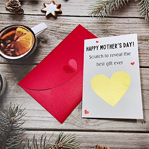 Funny Mother's Day Scratch Off Card with Envelope for Mom