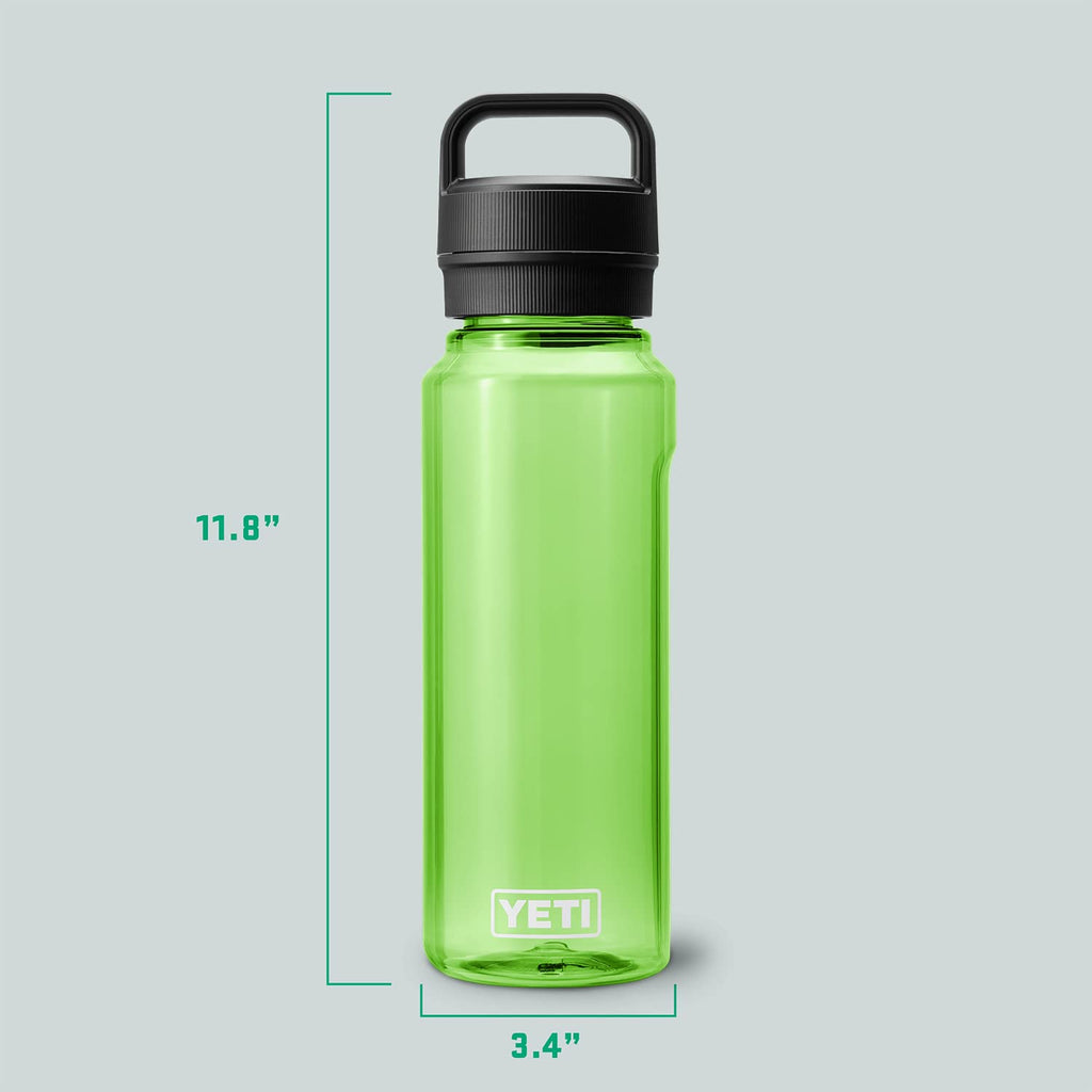 YETI Yonder 1L/34 oz Water Bottle with Leakproof Yonder Chug Cap, Canopy Green