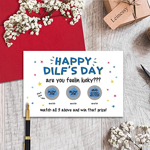 Funny Scratch Off Father's Day Card for Husband - 8" x 5.3"