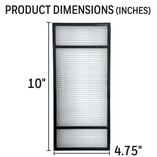 Honeywell HRF-H2 True HEPA Air Purifier Replacement Filter H, 2-Pack – Airborne Allergen Air Filter Targets Wildfire/Smoke, Pollen, Pet Dander, and Dust