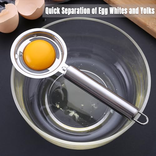 Stainless Steel Egg Separator for Yolk and White Separation