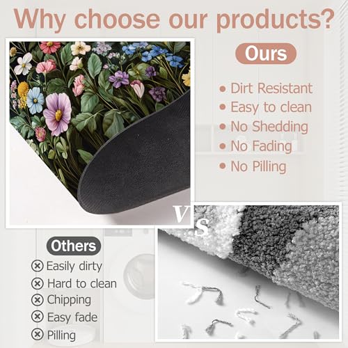 Diatomaceous Earth Bath Mat - Quick-Drying Non-Slip Rug 17x29.5