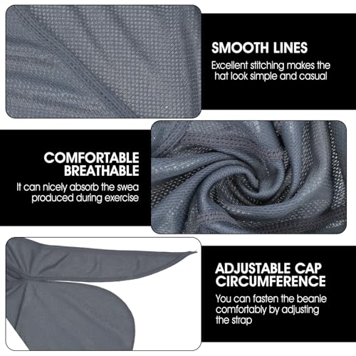 2Pcs Doo Rags for Men, Soft Head Wraps for Men, Cooling Helmet Liner Breathable Cooling Do Rag Beanie Cap Hat