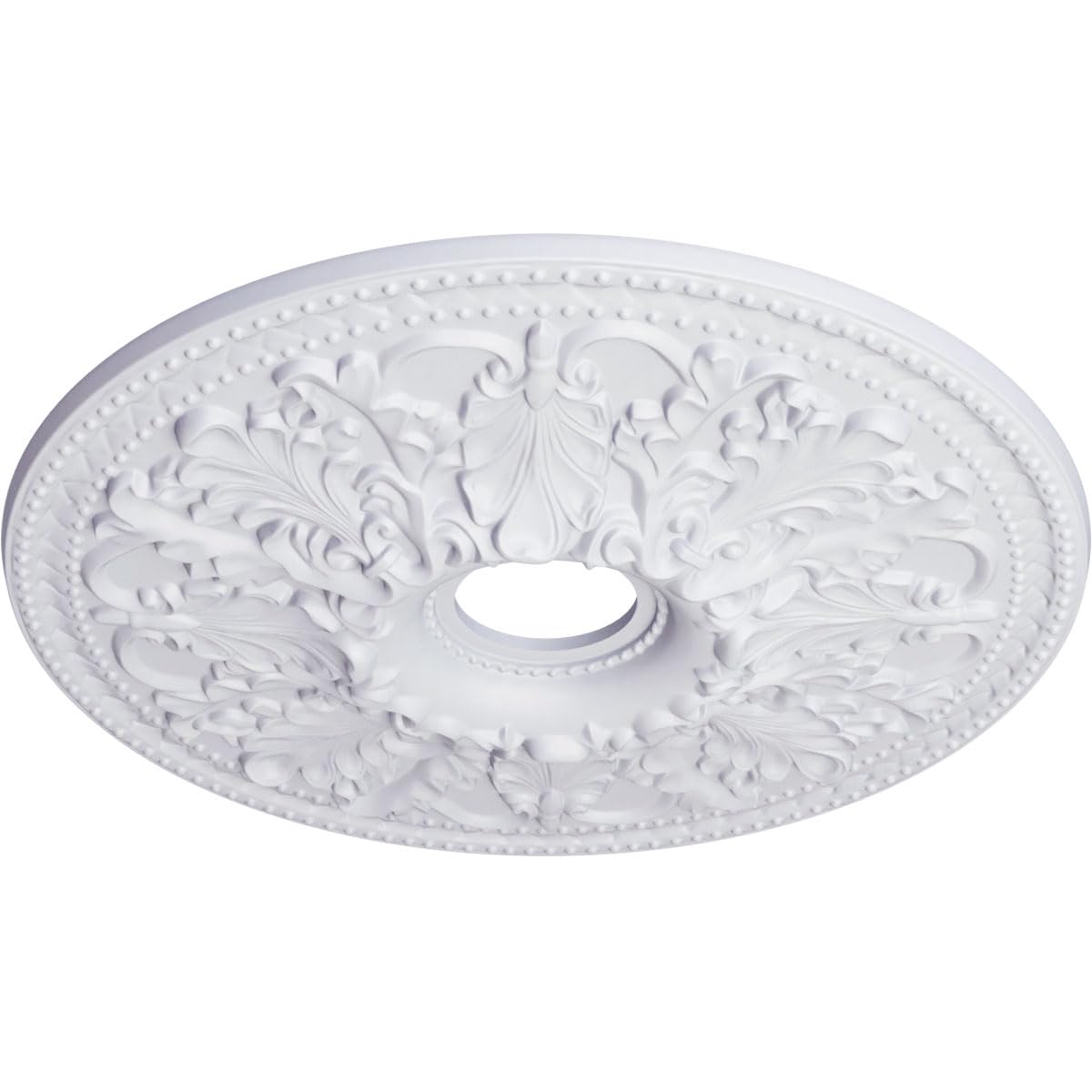 Ekena Millwork CM23AS 23 7/8-Inch OD x 4 1/8-Inch ID Ashley Ceiling Medallion
