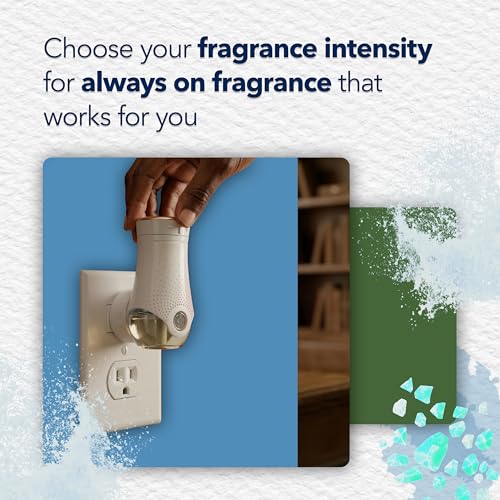 Glade PlugIns Scented Oil Refills, Sea Mist & Cypress, 2 Count