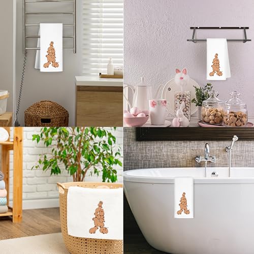 JINYO Animal Towels - Cute Capybara Kitchen & Hand Towels 16x24 Inch - Animal Towels-3