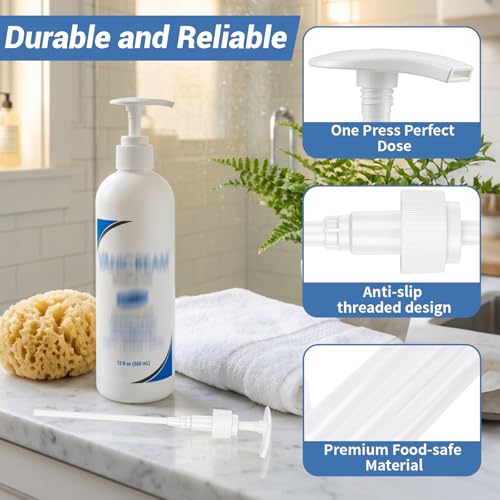 3-Pack Shampoo Pump Dispensers for 12 fl oz Vanicream Bottles