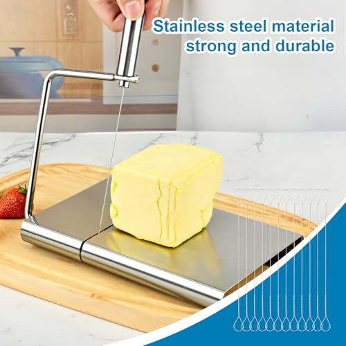 Giantree 12 Pcs Cheese Slicer Wire Replacement Kit - 5.7 Inch Stainless Steel