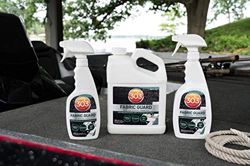 303 Products Marine Fabric Guard – Water Repellent & Stain Shielding Fabric Spray, Safe for All Outdoor Upholstery, Simple & Easy to Use, Protectant Spray for Boats, 16oz (6 Pack)