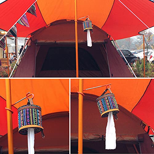 Kuuleyn Portable Hanging Toilet Paper Holder for Camping and Outdoor Travel