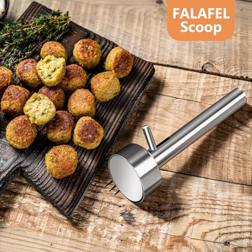 Stainless Steel Falafel Scoop Maker - Easy to Use & Clean 4cm