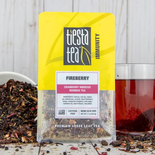 Cranberry Hibiscus Rooibos Tea - Fireberry Loose Leaf Pouch (25 Cups)