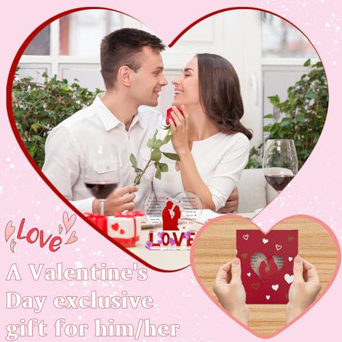 Heart-Shaped Engraved Acrylic Love Plaque - Romantic Gift