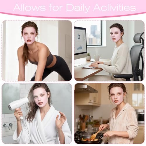 Reusable Silicone Face Mask Cover 2 Pack - Moisture Locking Anti-Wrinkle Holder