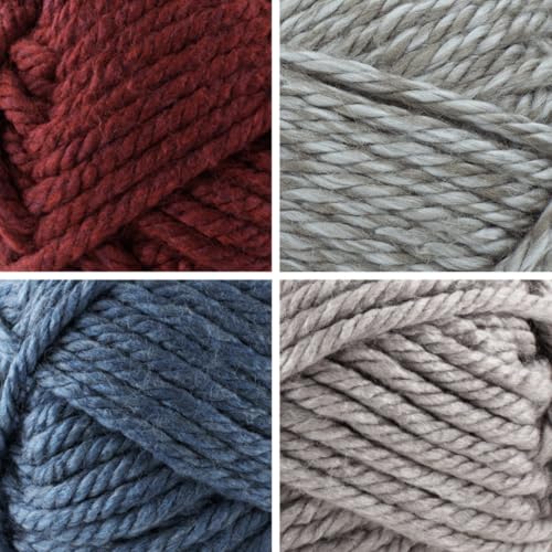 Lion Brand Hometown Super Bulky Yarn - Lighthouse Pack (4 Skeins)