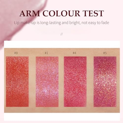 Eshioh Waterproof Lip Gloss & Lipstick - Smooth Hydrating Lip Tint