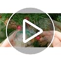 50pcs Clear Fillable Christmas Ornament Balls 2.36 Inch with Silver Rope Set