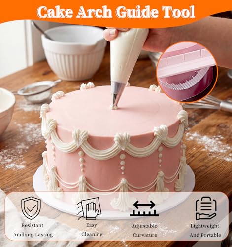 2-Piece Cake Arch Tool Set for Fondant Icing & Decorating