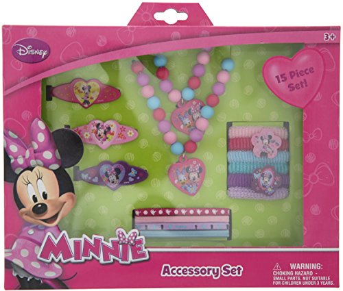 Disney Minnie Bowtique 15-Piece Jewelry Accessory Set