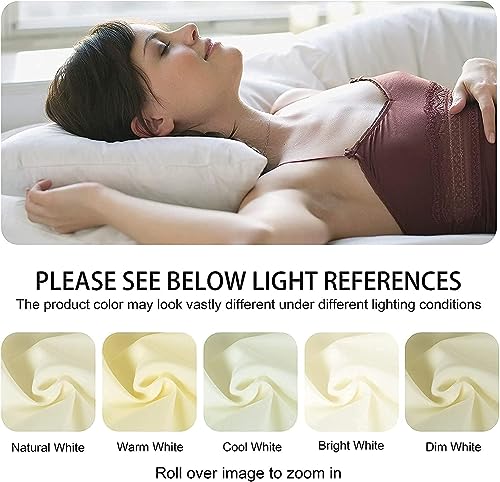 Hriksh 16"x22" Egyptian Cotton Youth Pillowcase - White Zippered Cover
