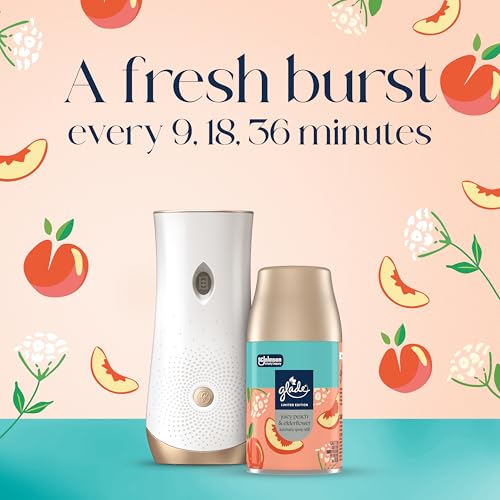 Glade Juicy Peach & Elderflower Automatic Spray Refill - 6.2 Oz