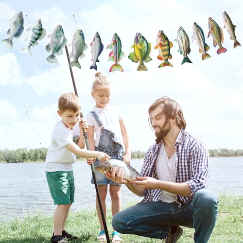 Gone Fishing Hanging Banner - Fish Birthday Party Decorations
