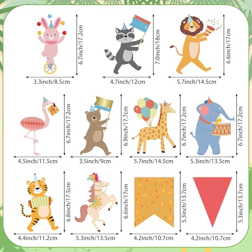 Animal Parade Banner - Jungle Zoo Birthday Party Decorations