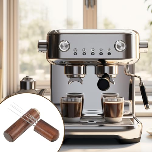 Espresso Coffee Stirrer Tool with Latte Art Pen - 6 Needles