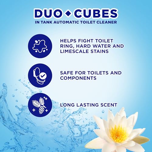 Soft Scrub In-Tank Toilet Cleaner Duo-Cubes Sapphire Waters 4 Count
