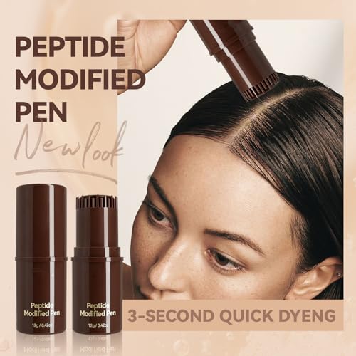 Easilydays 2-in-1 Instant Hair Color Stick & Comb - Black Root Touch-Up