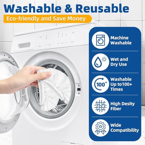10-Pack Microfiber Steam Cleaner Replacement Cloths for Handheld Steamers