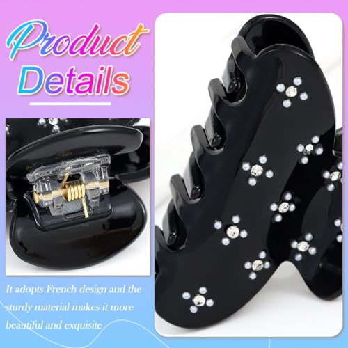 Fashey Medium Acrylic Hair Claw Clips Non-Slip Hair Accessories