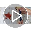 Classic 3 Pcs 4th of July Wooden Star Signs - Tiered Tray Decor