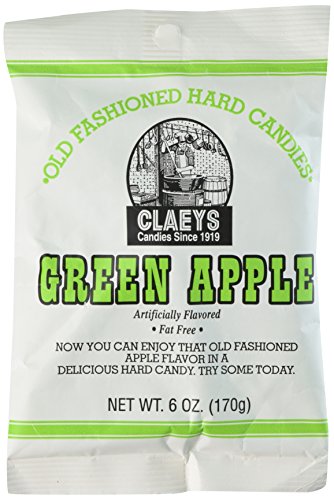 Claey's Green Apple Hard Candy - 2 Bags (12 oz Total)
